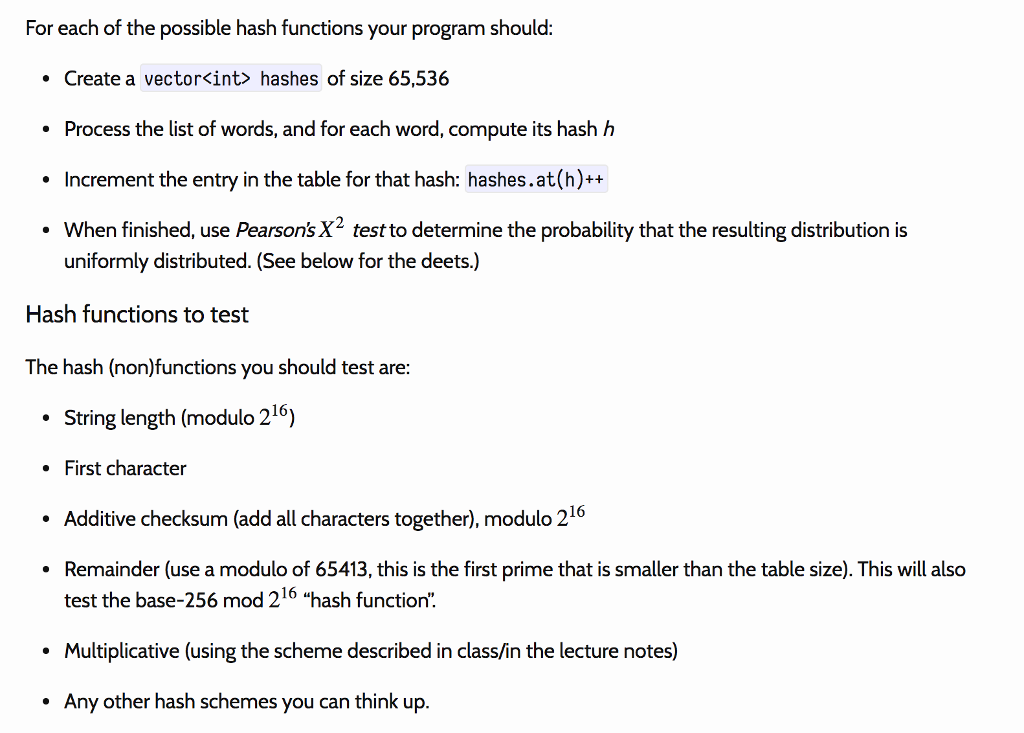 a computer science student and I'm currently learning about hash functions in