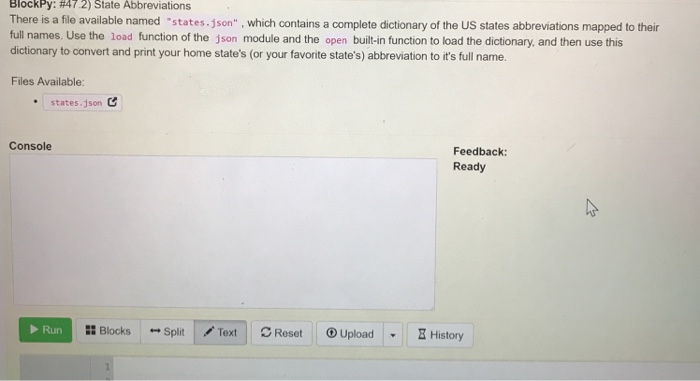 module and the get function in order to count the number of