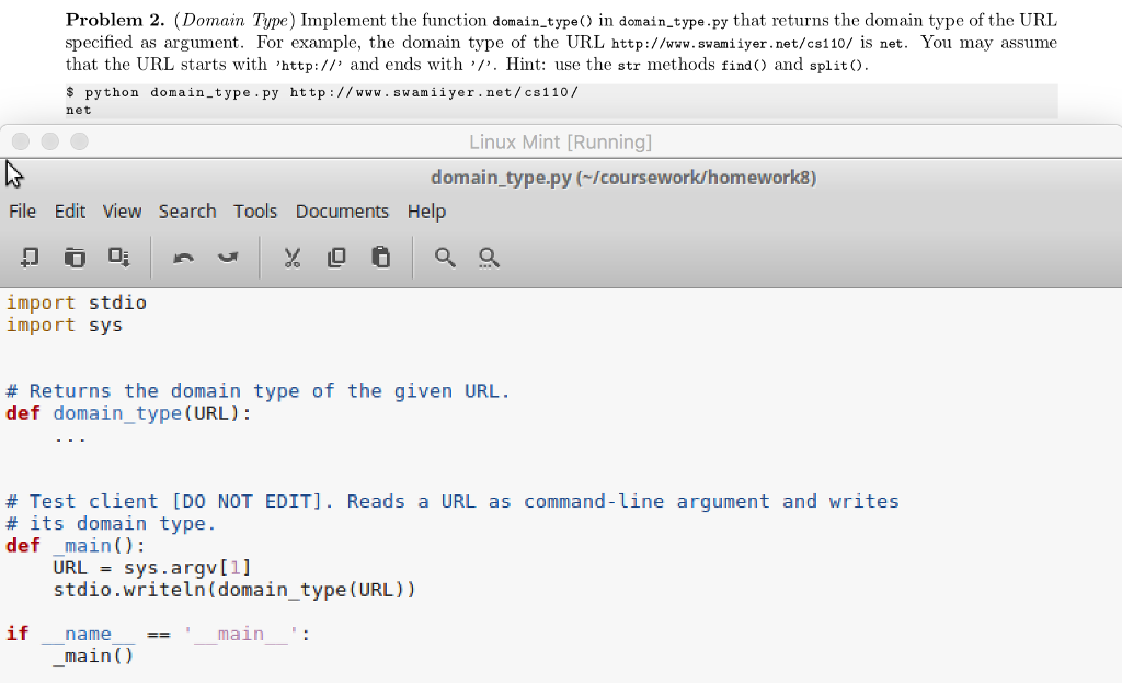 Can someone please help with problem 2? I have to write a