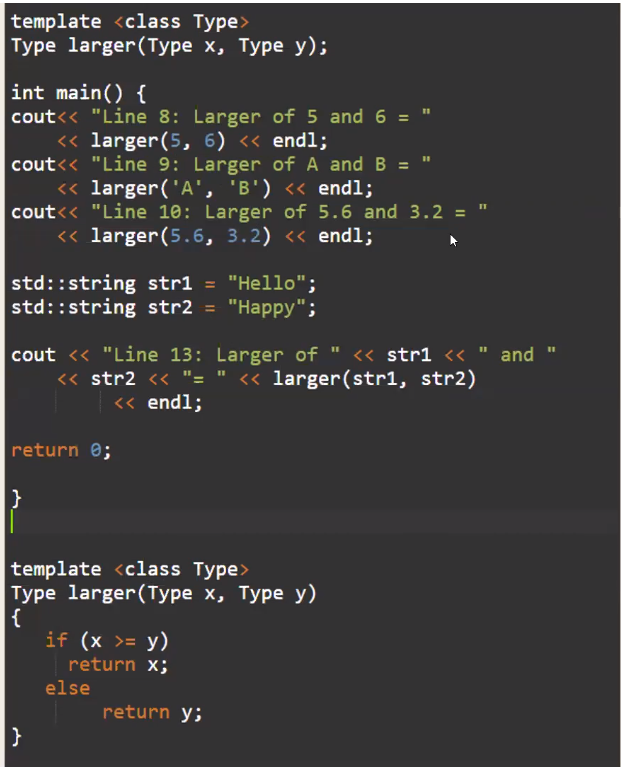 in class and extend it to take user input to test the