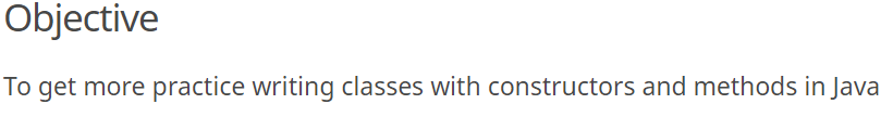 AM 19:00:30 7:00:30 PM Objective To get more practice writing classes with