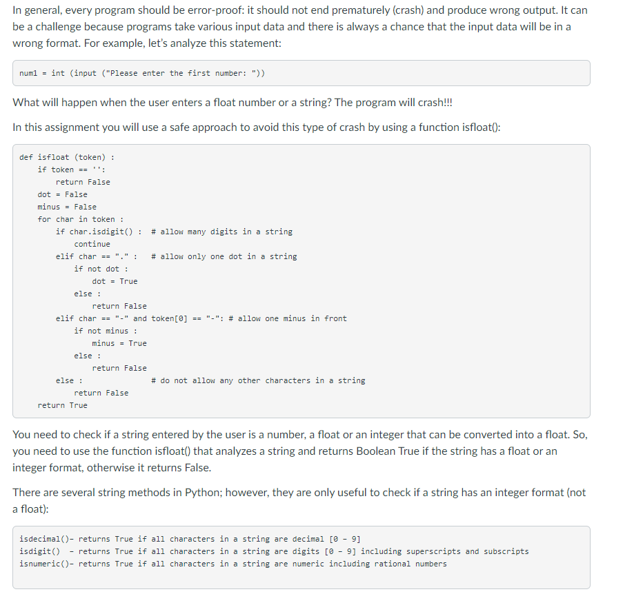 Thank you! A Calculator Objective: practicing with implementing loops, elif statements, functions