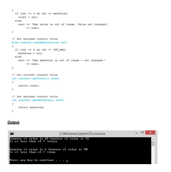 smaller value than its counter argument. You can elect to modify the