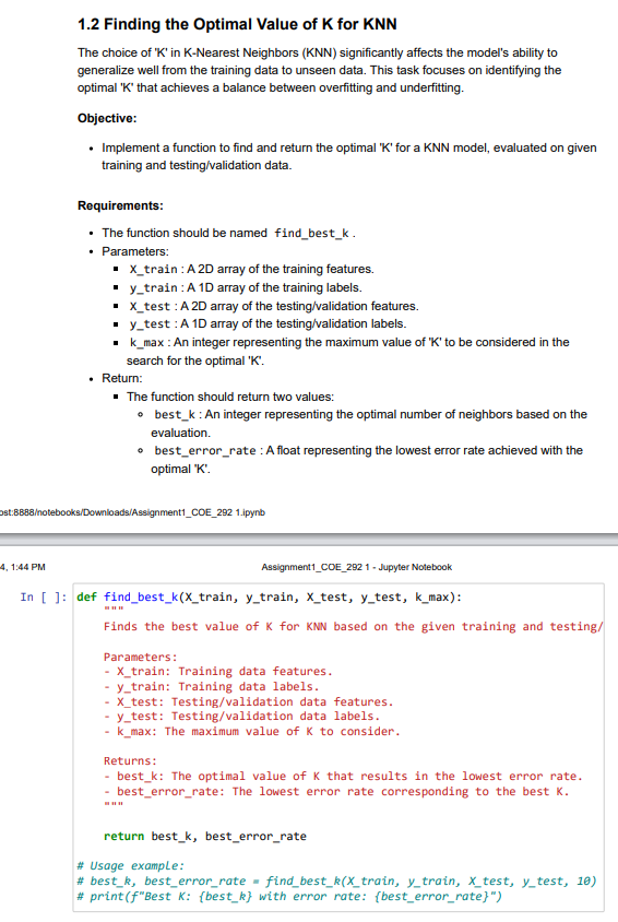  2 ((( Do it in python ))) 1.2 Finding the Optimal