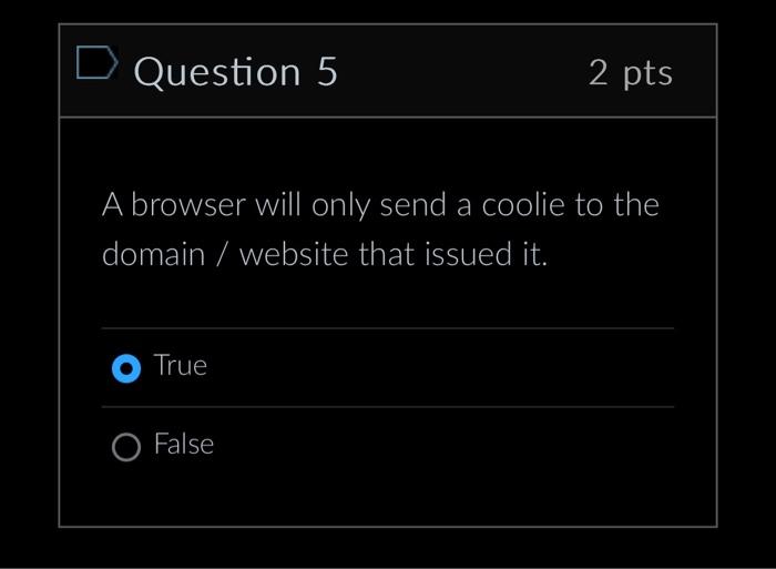 following is false about server sessions? They require cookies to operate They