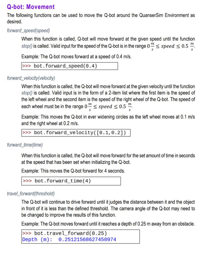 respective Home positions For the Q-arm, the base, shoulder and elbow joints