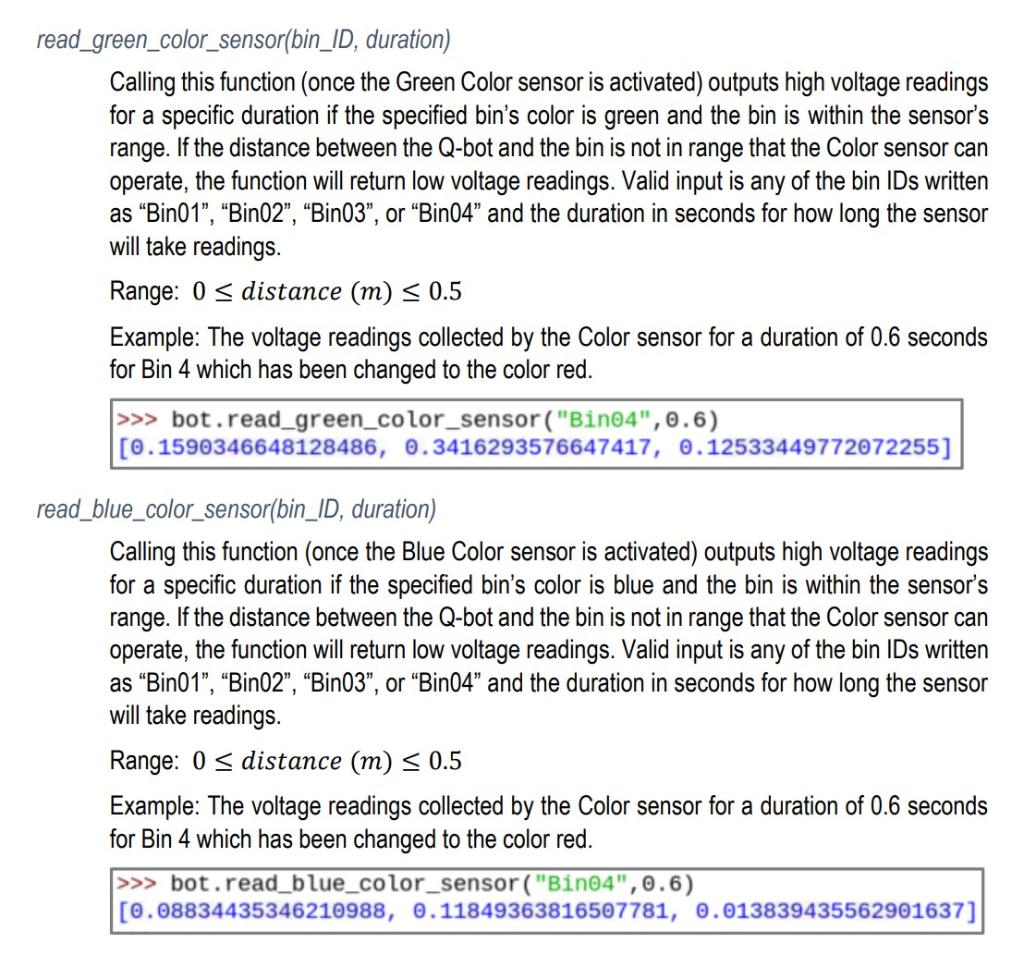 Bin02, Bin03, Bin04) is based on the material of the container (Metal/Paper/Plastic)