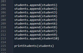 what I am doing wrong? ======JUST TO GIVE CONTEXT============================= students ["Smith Johnnie",