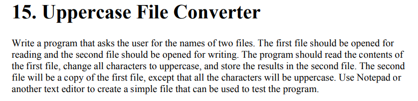 Need JAVA code for this assignment: Write a program that asks the