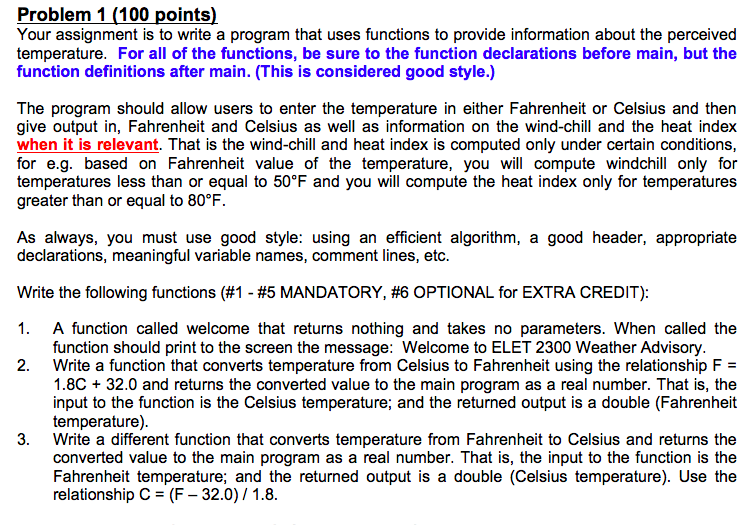 Please use c++ as only coding language* Problem 1 (100 points) Your