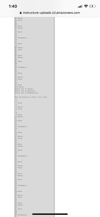 program (Blueberry java) that uses a while loop to print the integers