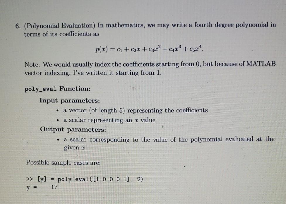  use matlab or octave to code. do not use if statements,