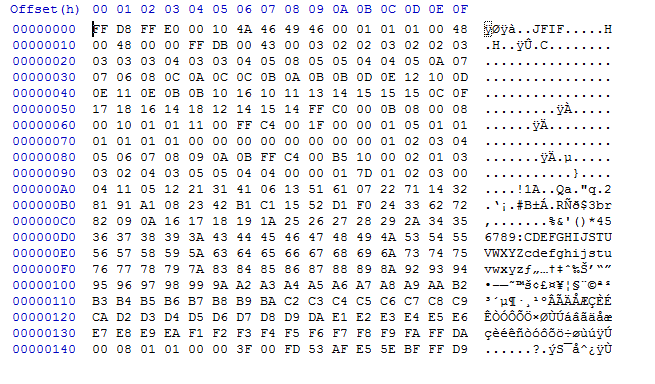  The actual data bit stream starts after the scan header. Given