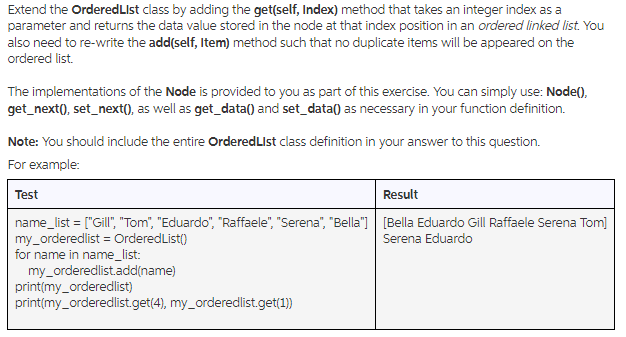 return self.data def get_next(self): return self.next def set_data(self, newdata): self.data = newdata