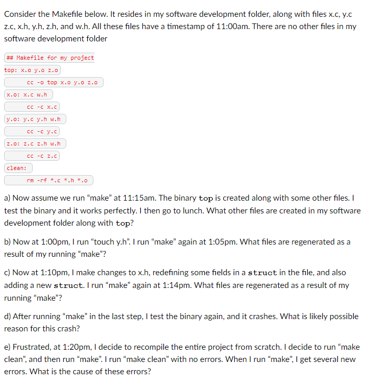 PLEASE ANSWER ALL PARTS AND SHOW WORK PROCESS FOR EACH Consider the