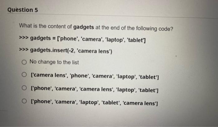 of the above Question 2 How to add a key-value pair to