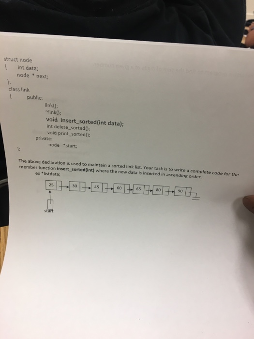  Data Structure struct node {int data; node * next;}; class link