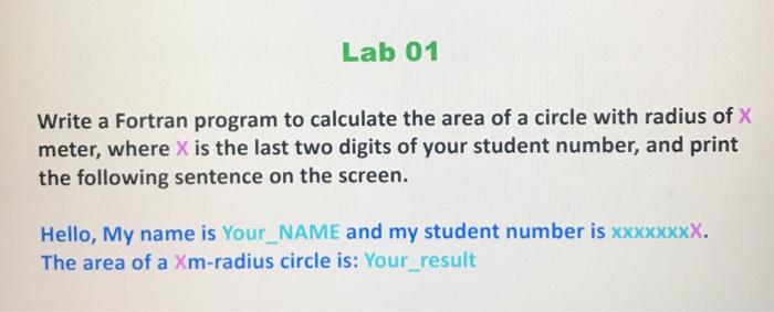 The program language is Fortran 90. I just started learn about it.