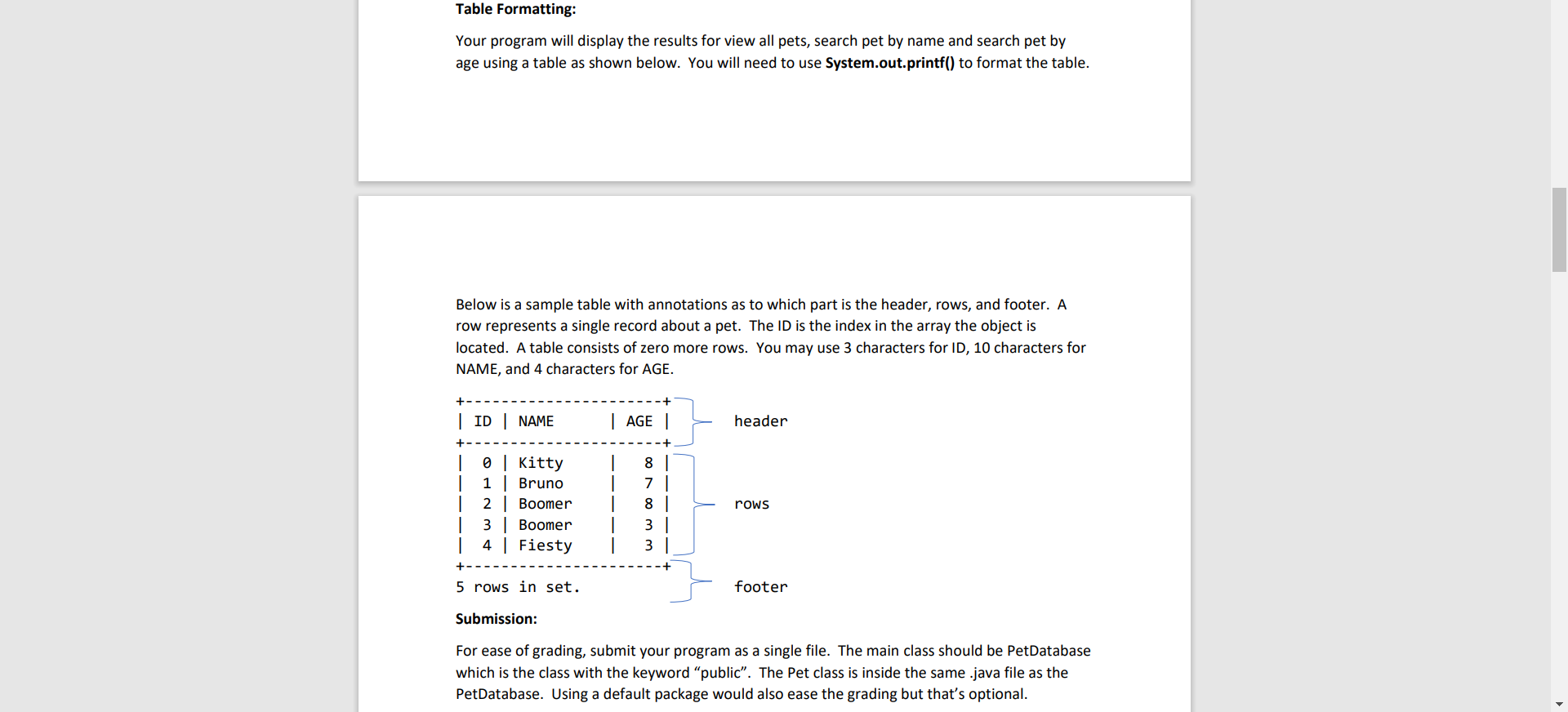 an array and searching an array of objects. You will create a