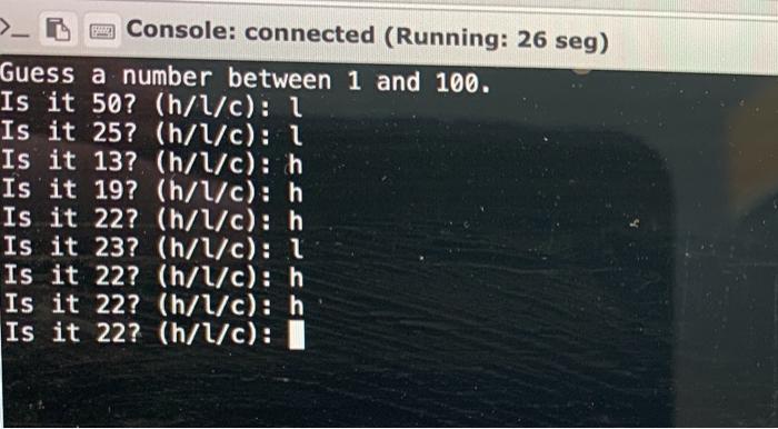 just keeps using the same number no matter i chose l or