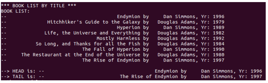 to implement a initBook function but when i try to input a