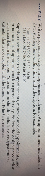  Java ,add comments .. P12.2 Write a program to design an