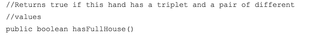 Please look at the following code to implement this instance method in