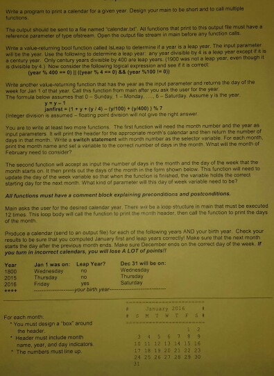  write the program in c++. You are only allowed to use