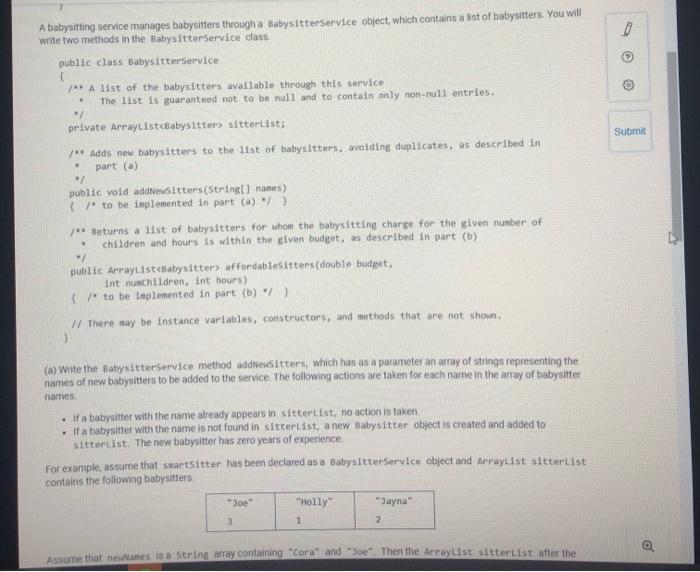 BE WRITTEN IN JAVA. 0 Notes Assume that the classes listed in