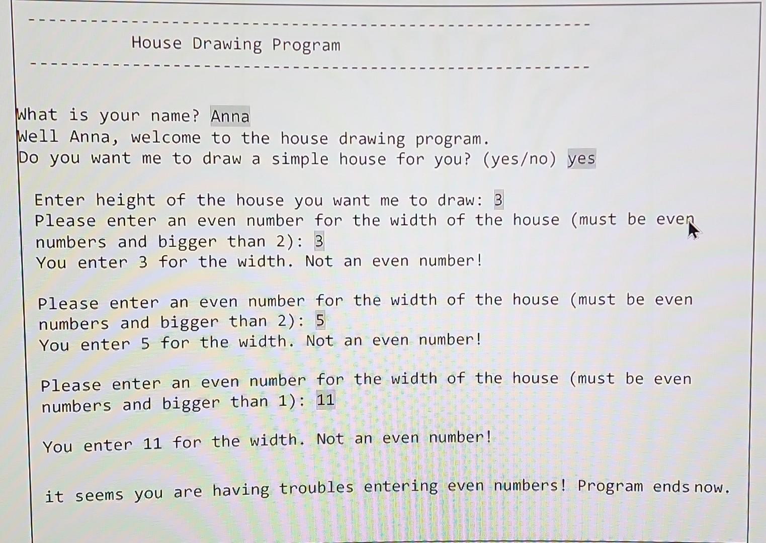 welcome banner 1) Welcome user: Ask the user for their name and