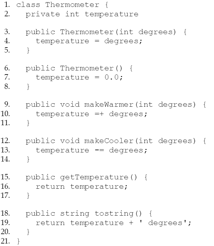 The following class contains several errors that violate the rules of Java.