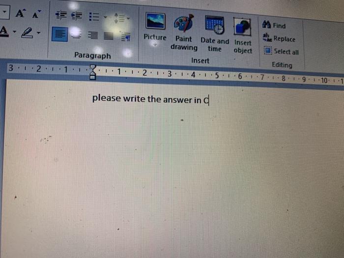 and performs the following tasks. 1. Keep taking characters input until the