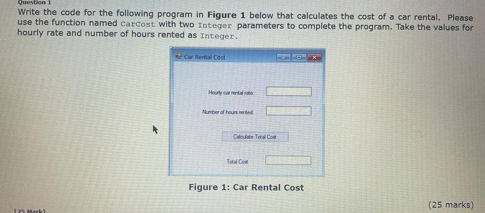  need a correct answer please Question 1 Write the code for