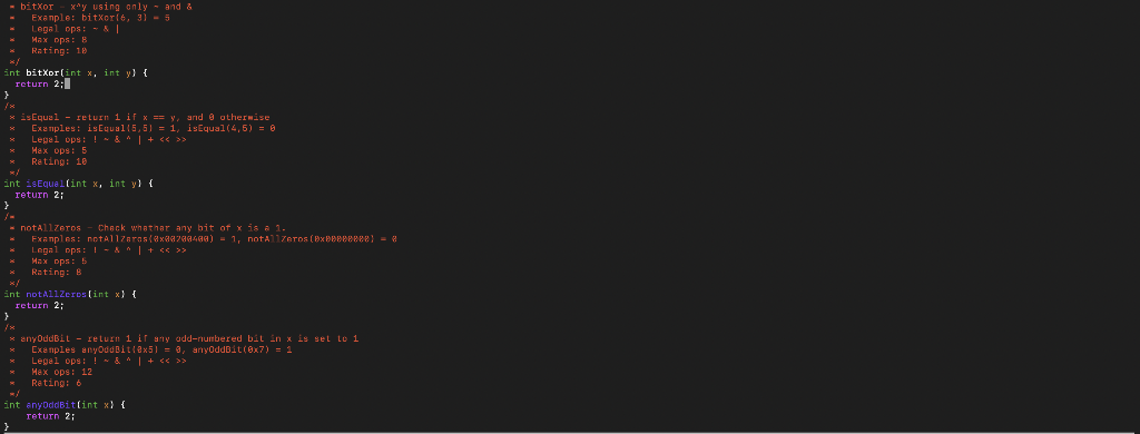 NEED THESE ASAP !!!! SOLVE EACH CODE Can not use any control