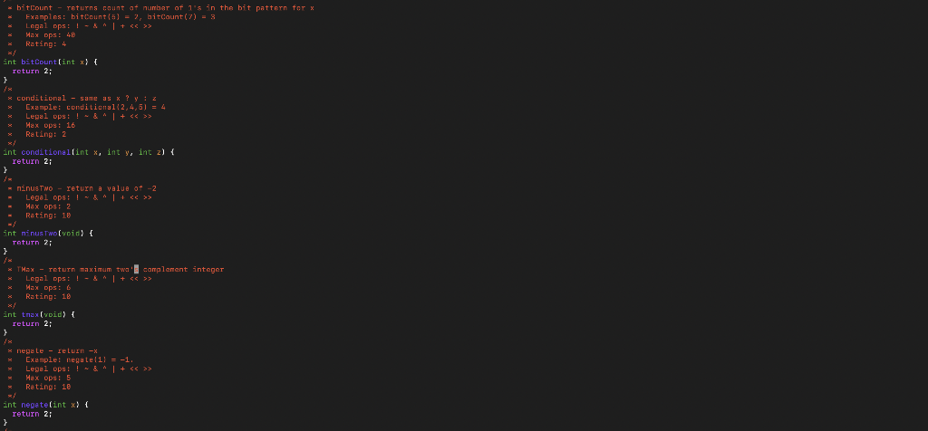constructs such as if, do, while, for, switch, etc. - bitxor Xy