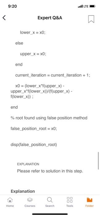 approximate relative error (%) % iter = number of iterations if nargin