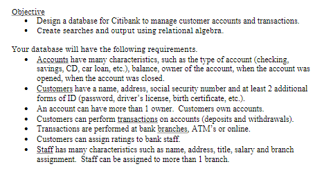 Please solve the following sql problem and give the relational algebra type