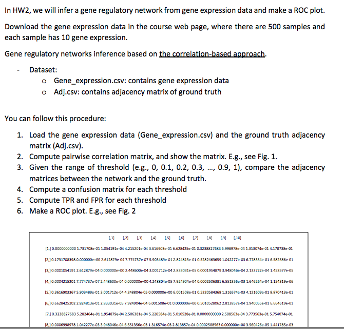  Please complete in either Python or R Language. We will infer