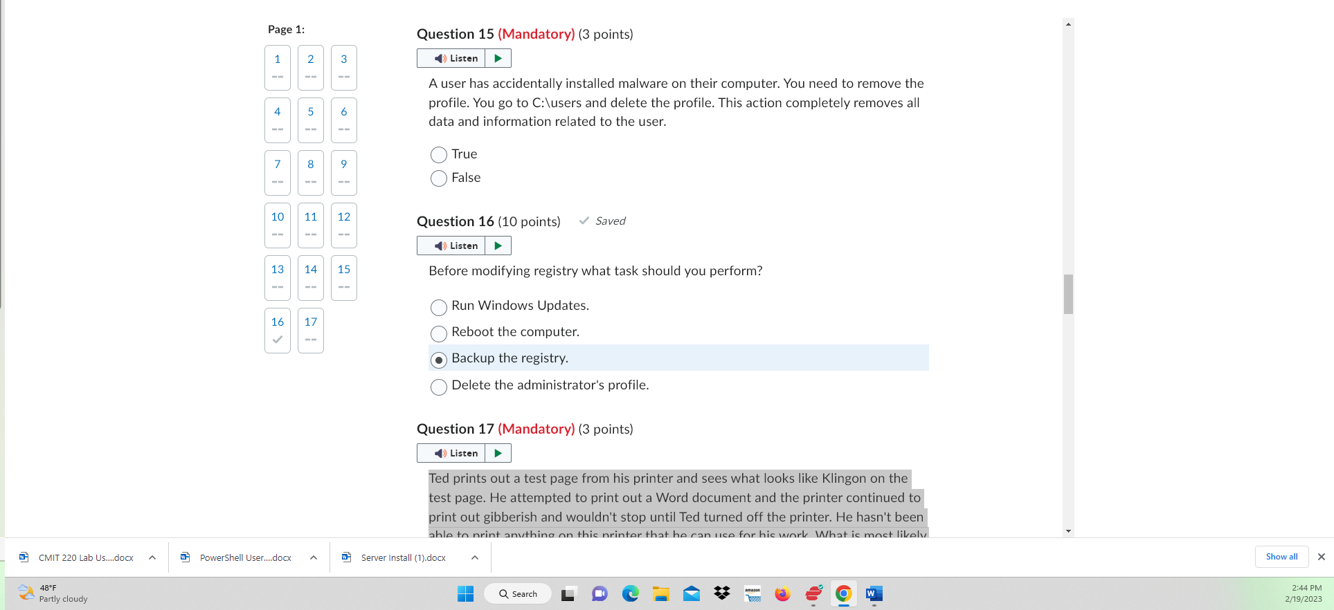 local printer on the workstation then use the UNC path of \\DC