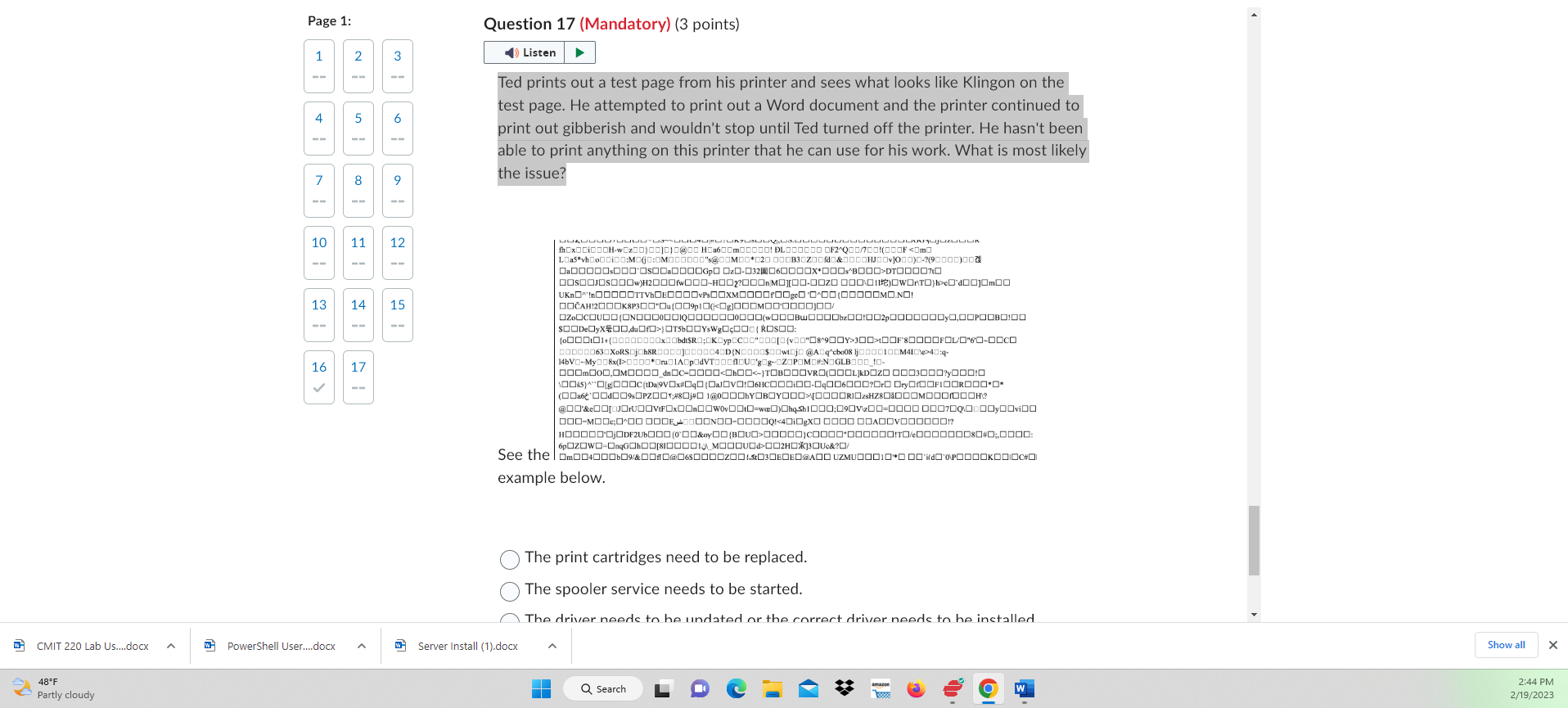 01 HPNUR05 Use the UNC path of \\DC01\HPNUR05 Use the UNC path