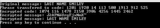 utilizing the RSA encryption algorithm as it is shown in the example