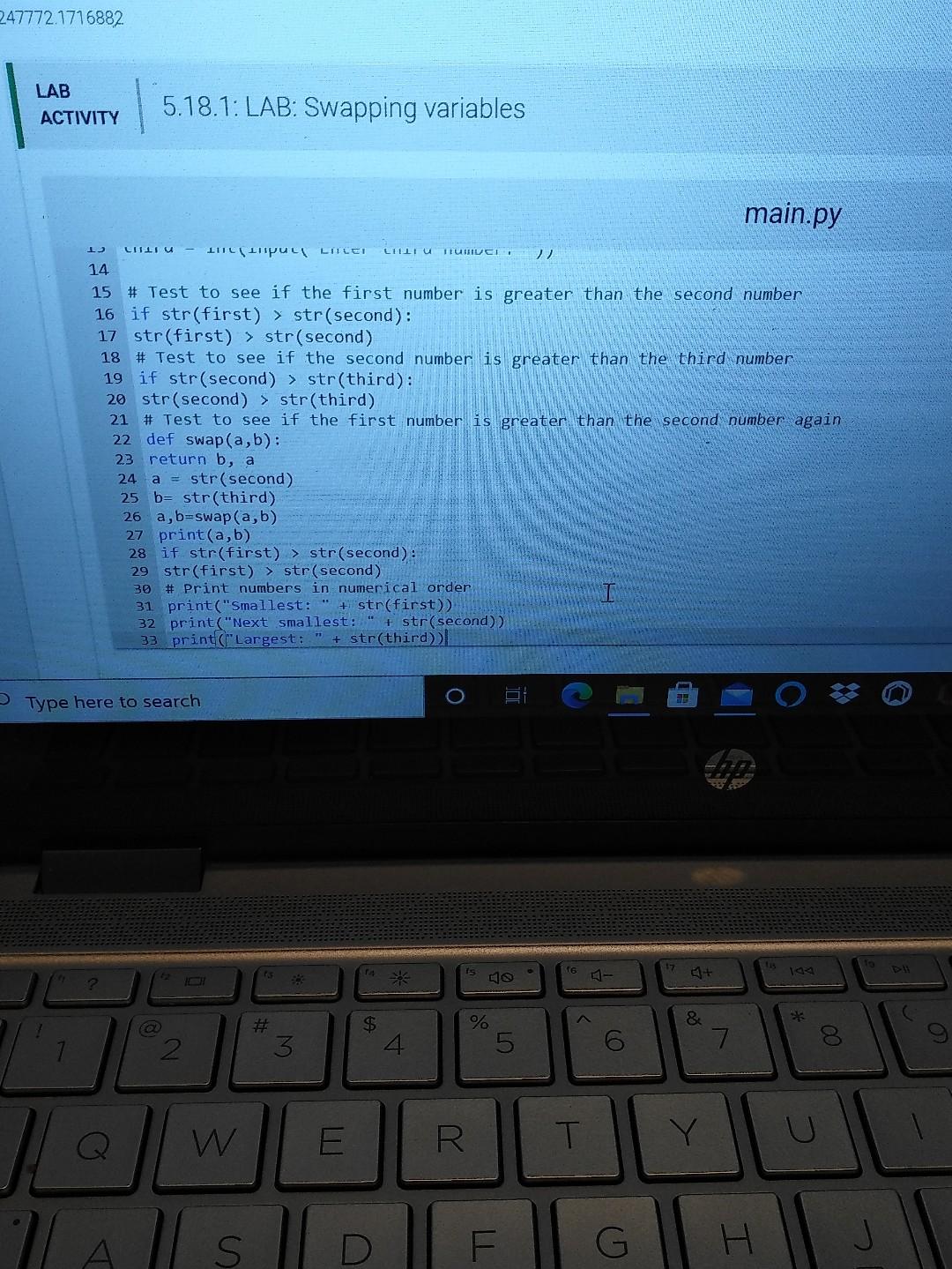 python homework 5.18.1 I need help on this python assignments. I