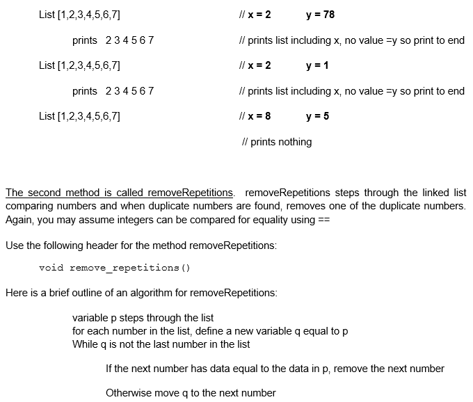 thumbs up Write a program that creates a linked list of integers,