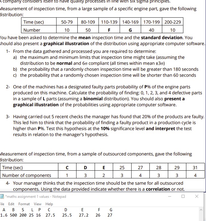  components. Using the data provided indicate whether there is a correlation
