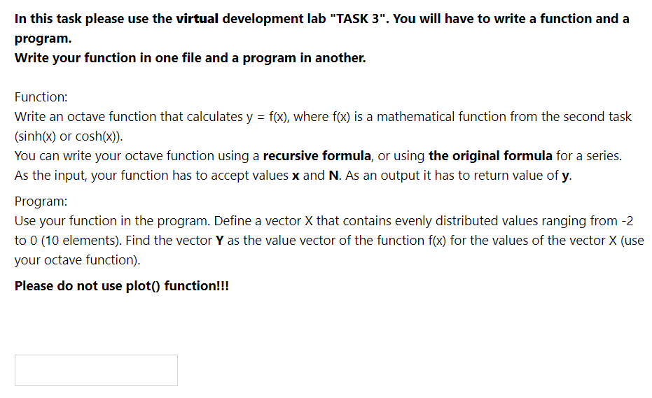  In this task please use the virtual development lab "TASK 3".