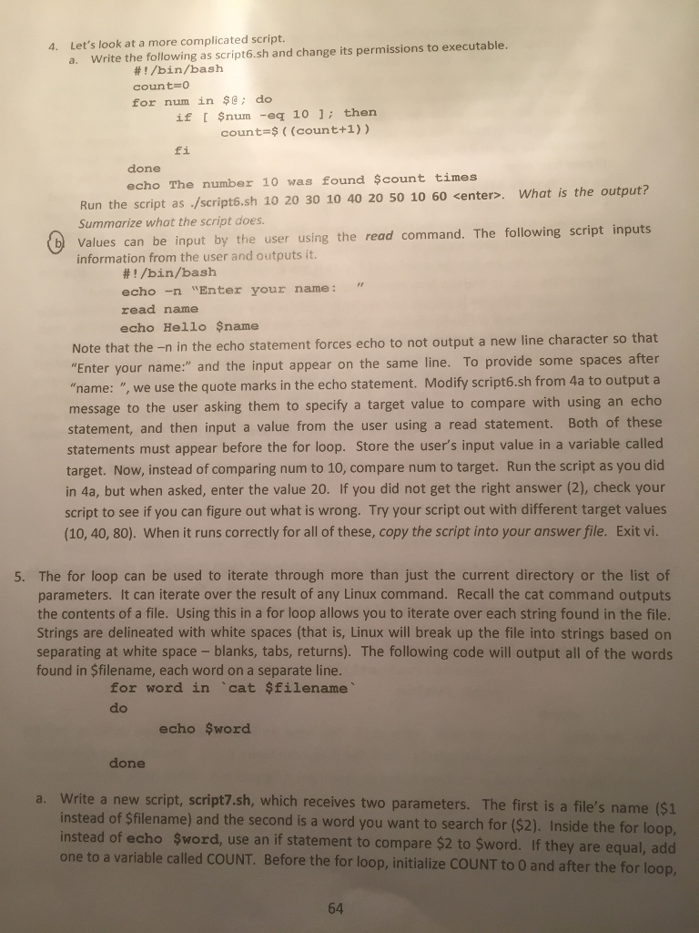 infinite loop.) CIT 130 Lab 14: Scripting part 2 1. This assignment