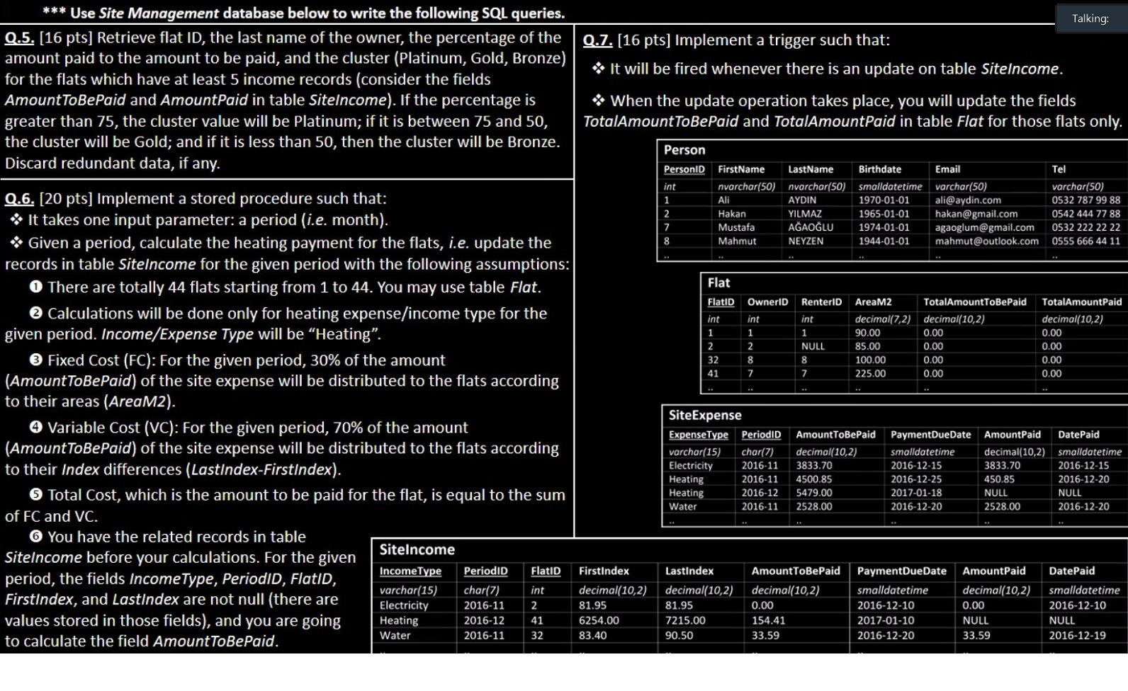 NEEDED IN MS SQL / MS ACCESS URGENTLY. THANKS ANSWER ONLY QUESTION