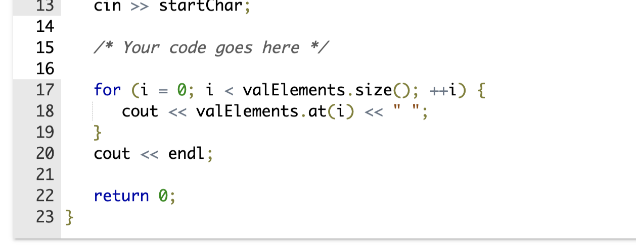 valElements with character ' & ' to the end of the vector.