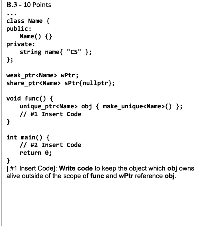 [ #1 Insert Code]: Write code to keep the object which obj