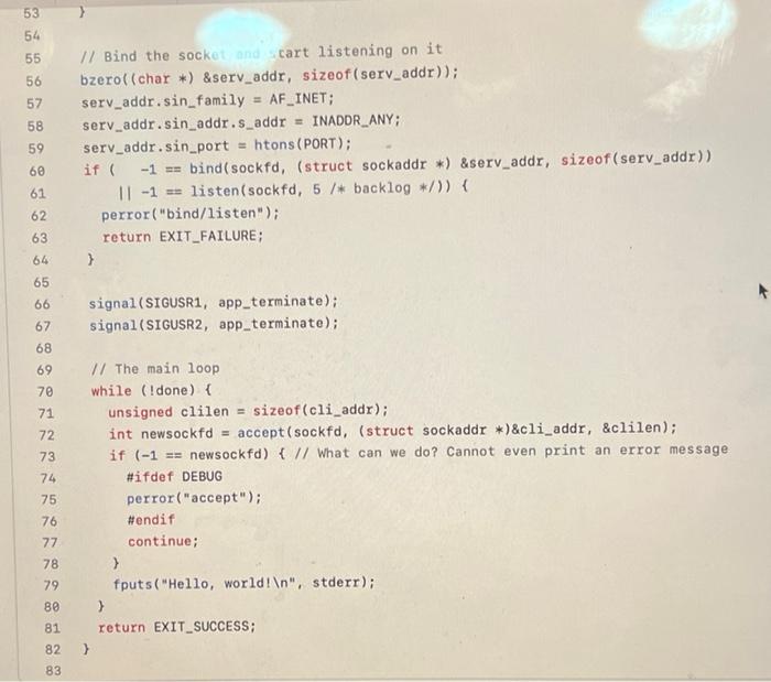 server by executing the following tasks: Function bool app_initialize in argn, char